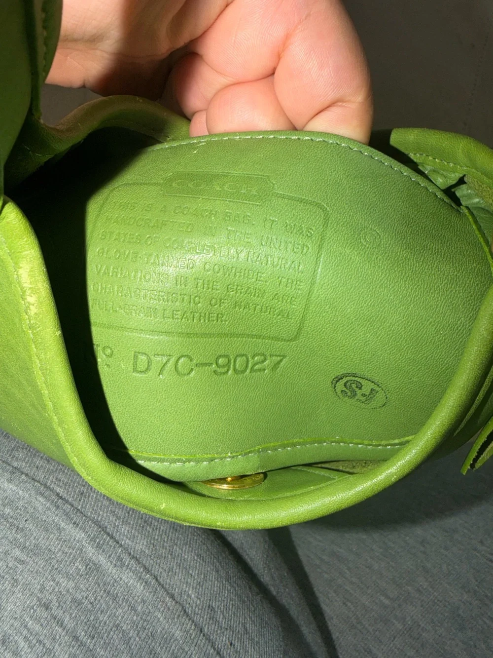 Coach stylish green